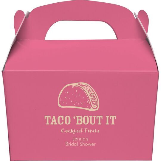 Taco Bout It Gable Favor Boxes